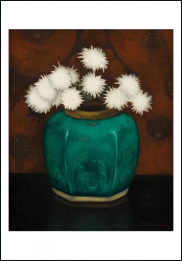 Gemberpot met chrysanten, Jan Mankes, Museum MORE