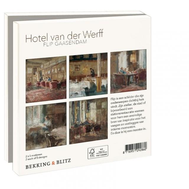 Kaartenmapje met env, vierkant: Flip Gaasendam, Galerie Ogygia