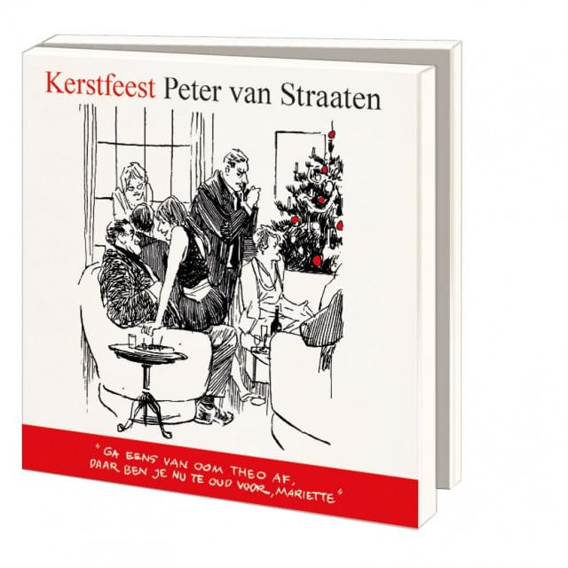 Kaartenmapje met env, vierkant: Kerstfeest, Peter van Straaten