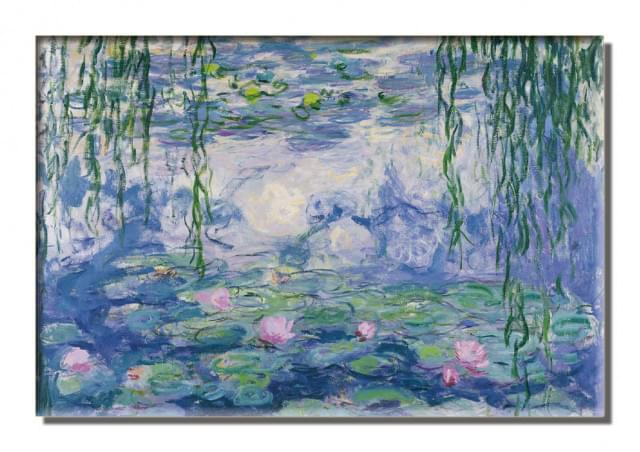 Koelkastmagneet: Waterlelies, Claude Monet, Kunstmuseum Den Haag