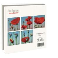 Kaartenmapje met env, vierkant: Red Poppies, Yvonne Melchers