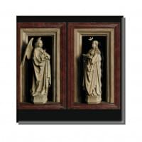 Koelkastmagneet: The Annunciation Diptych, Jan van Eyck, MSK Gent