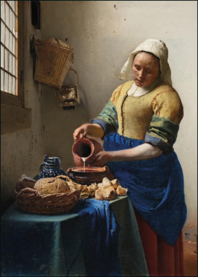 Het melkmeisje/The Milkmaid, Johannes Vermeer, Collection Rijksmuseum Amsterdam