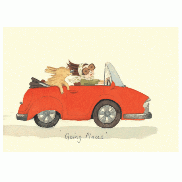 Going Places Card by Alison Friend