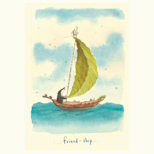 Friend-Ship Card by Fran Evans