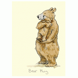 Bear Hug card by Anita Jeram