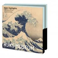 Kaartenmapje met env, vierkant: Asian Highlights, Collection Rijksmuseum Amsterdam