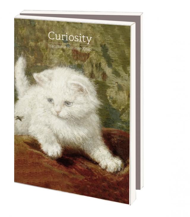 Kaartenmapje met env, klein: Curiosity, Henriëtte Ronner-Knip
