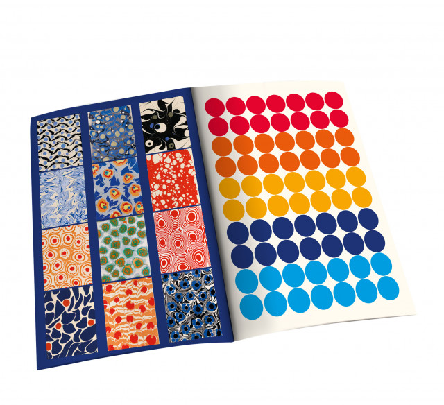 Cadeaupapier: Marble papers from the collection of the Kunstblibliothek