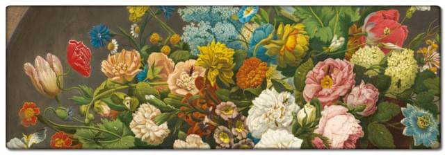 Koelkastmagneet: Bloemenstilleven, Gerrit Hulseboom, Kasteel Cannenburch
