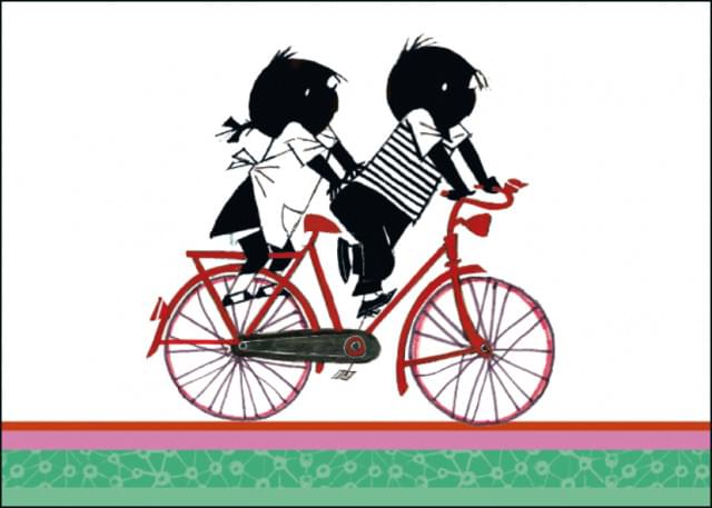 Jip en Janneke op een fiets, Fiep Westendorp