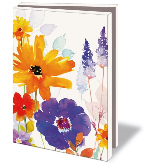 Kaartenmapje met env, klein: Flowers, Harrison Ripley