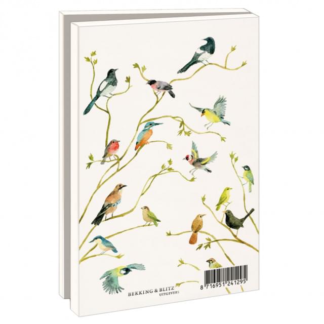Kaartenmapje met env, klein: Flowers, Butterflies and Birds, Alice Appleton
