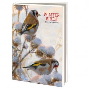 Kaartenmapje met env, groot: Winterbirds, Elwin van der Kolk