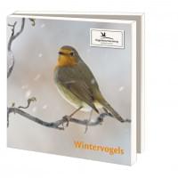 Kaartenmapje met env, vierkant: Wintervogels, Vogelbescherming Nederland