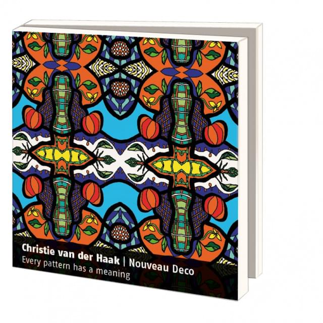 Kaartenmapje met env, vierkant: Nouveau Deco, Christie van der Haak, Stedelijk Museum Kampen