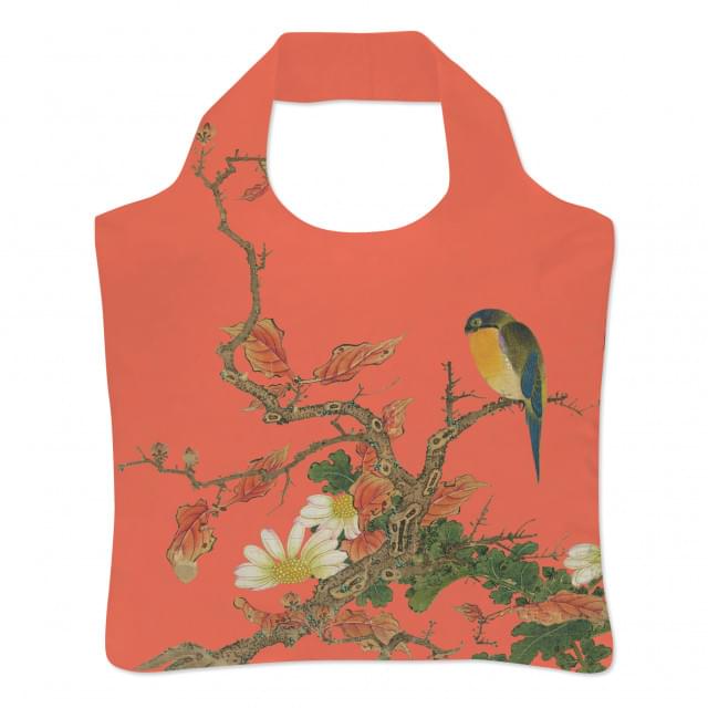 Vouwtas: Album of birds and flowers (rood), Hu Feitao, Chester Beatty