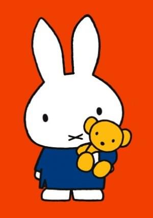 Nijntje - Miffy - Nijntje met beertje/ST, Dick Bruna