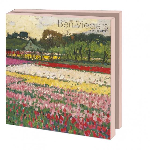 Kaartenmapje met env, vierkant: Ben Viegers, Museum De Zwarte Tulp