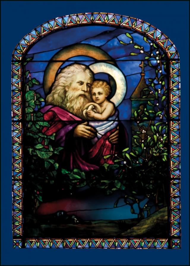 Christmas Eve window, Louis Comfort Tiffany, Morse Museum