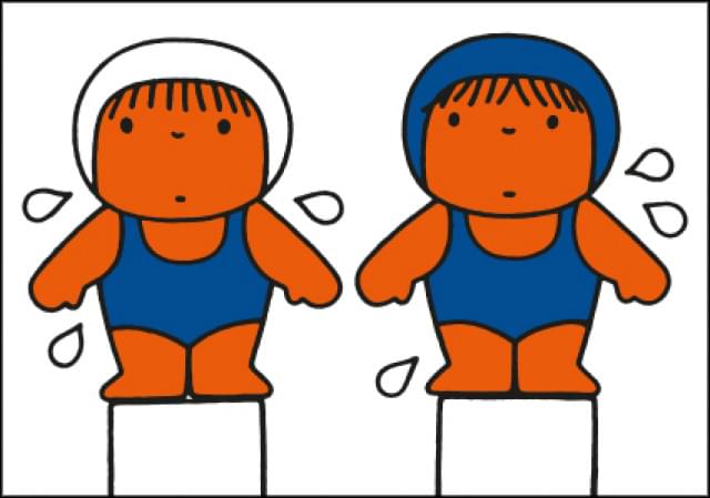 Nijntje - Miffy - Twee zwemmers/L, Dick Bruna
