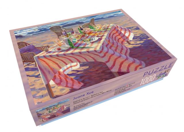 Puzzel (1.000 stukjes): Badend in de zon, Juane Xue