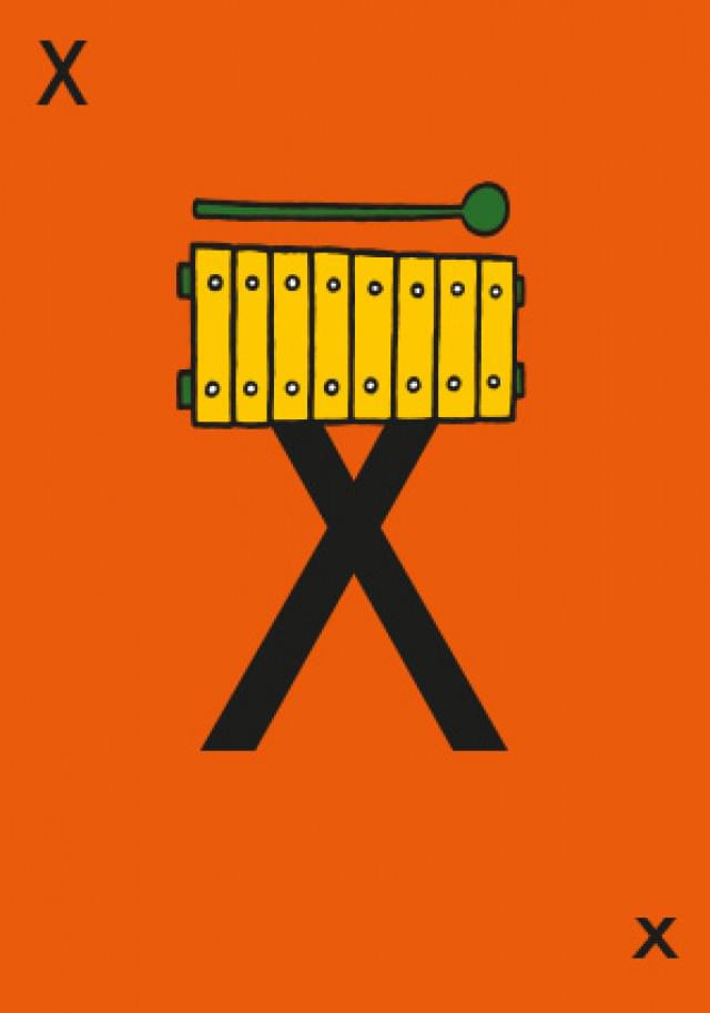 Nijntje - Miffy - letter X-xylofoon/ST, Dick Bruna