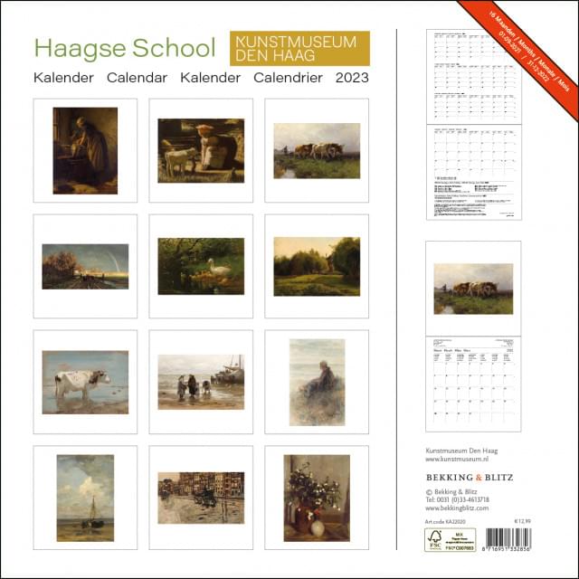 Haagse School maandkalender 2023