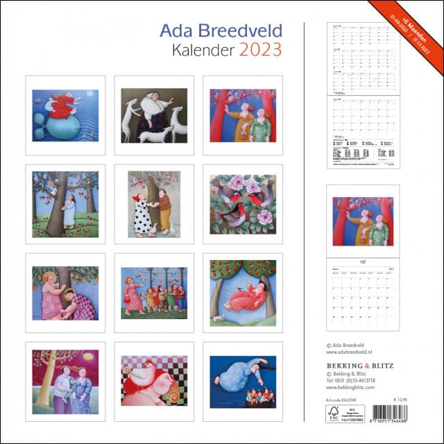 Ada Breedveld maandkalender 2023