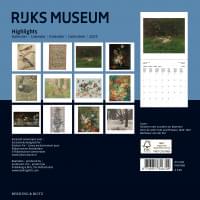Rijksmuseum Amsterdam mini maandkalender 2023