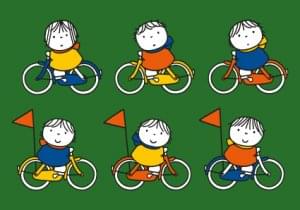 Nijntje - Miffy - Zes fietsen/L, Dick Bruna
