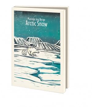 Kaartenmapje met env, groot: Arctic snow, Marieke ten Berge
