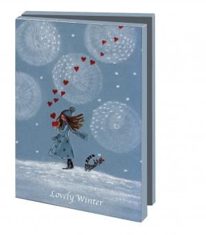 Kaartenmapje met env, klein: Lovely winter, Francien van Lang