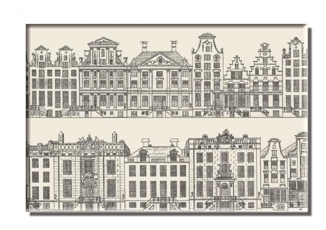 Koelkastmagneet: Canal Houses, Caspar Philips Jacobszoon