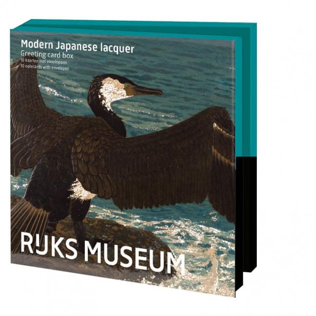 Kaartenmapje met env, vierkant: Modern Japanese lacquer, Rijksmuseum Amsterdam