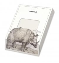 Memo blocnote: Rhinozerus, Albrecht Dürer, Kunsthalle Bremen