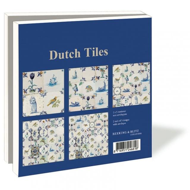 Kaartenmapje met env, vierkant: Dutch Tiles, Boijmans van Beuningen