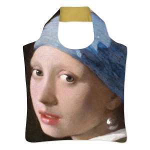 Vouwtas: Meisje met de parel - Girl with the Pearl Earring, Vermeer, Mauritshuis