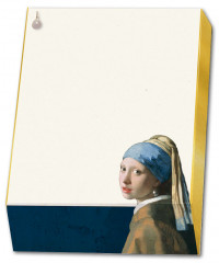 Memo blocnote: Meisje met de parel - Girl with the Pearl Earring, Vermeer, Mauritshuis