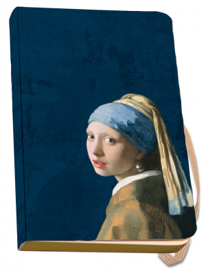 Notitieboek A6, zachte kaft: Meisje met de parel - Girl with the Pearl Earring, Vermeer, Mauritshuis