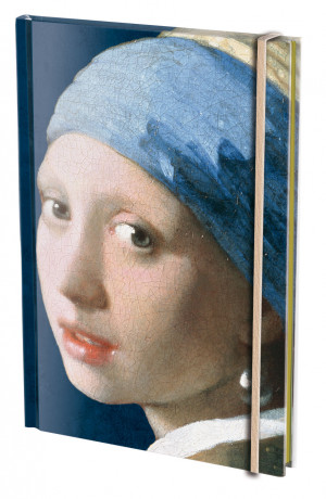 Notitieboek A5, harde kaft: Meisje met de parel - Girl with the Pearl Earring, Vermeer, Mauritshuis