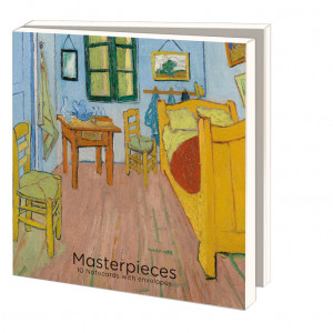 Kaartenmapje met env, vierkant: Masterpieces, Van Gogh Museum