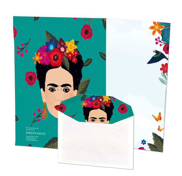 Briefpapier met enveloppen: Frida, Amnesty International