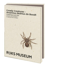 Kaartenmapje met env, klein: Crawly Creatures, Anselmus Boëtius de Boodt, Rijkmuseum
