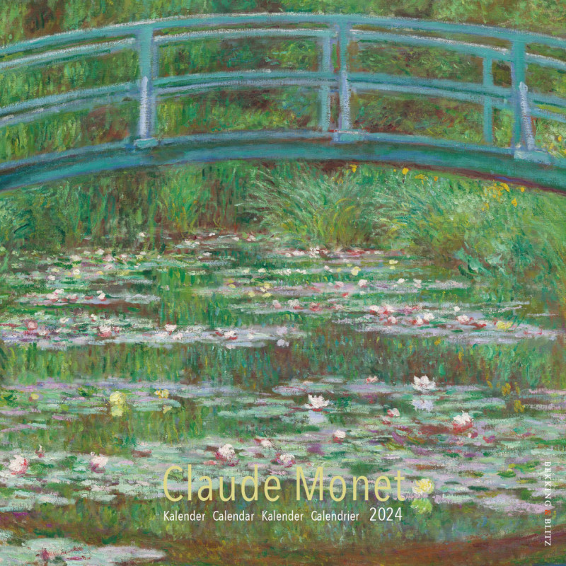 Calendrier 2024 Claude Monet - 30 x 30 cm