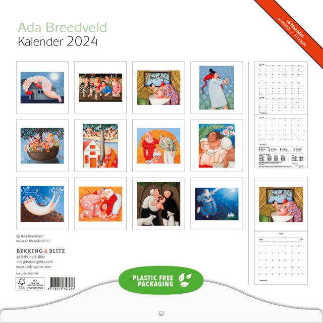 Ada Breedveld maandkalender 2024
