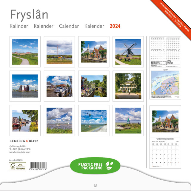 Fryslân maandkalender 2024