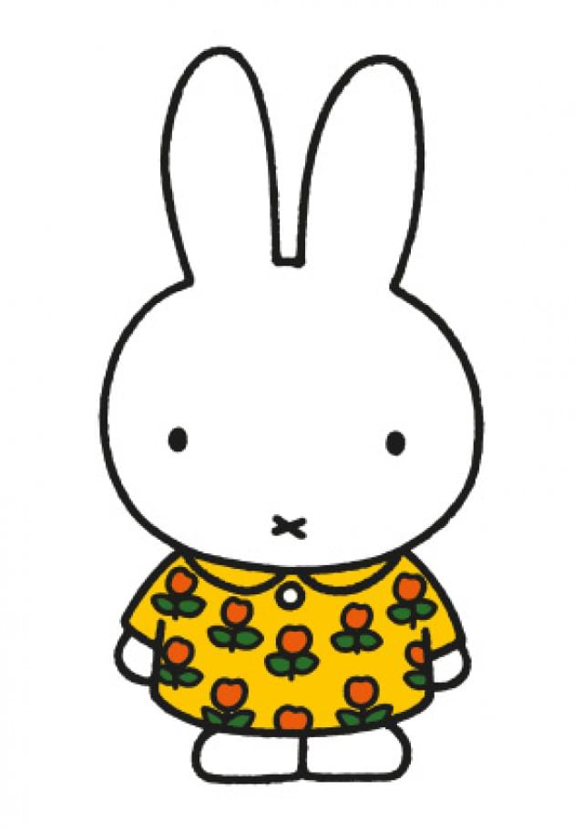 Nijntje - Miffy - Nijntje in bloemetjesjurk/ST, Dick Bruna