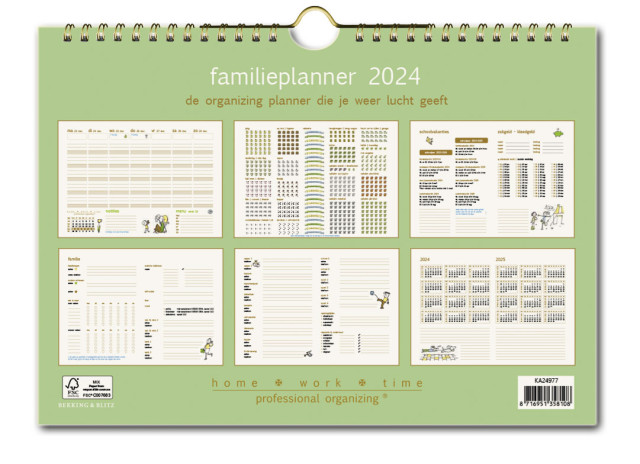 Homeworktime familie planner 2024