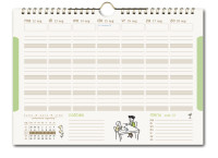 Homeworktime familie planner 2024